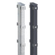 Gabionenpfosten 12,5cm breite pulverbeschichtet mit Abdeckleiste zum Einbetonieren Gabionenpfosten 12,5cm breite pulverbeschichtet mit Abdeckleiste zum Einbetonieren